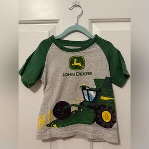 John Deere Kids Green and Gray Shirt